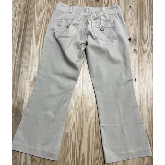 Department of Peace Womens Crop Flare Chino Pants Size 7 - Picture 3 of 5